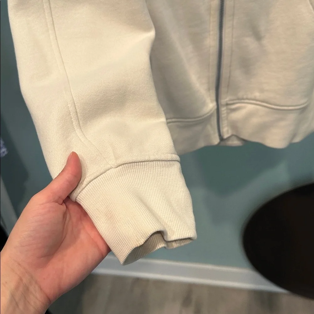 Lululemon Athletica Off-White Zip-Up Jacket
